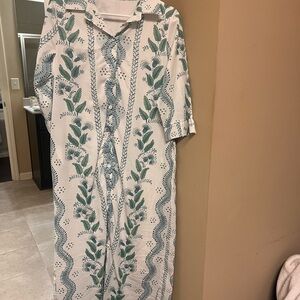 Floral Patterned Long Dress